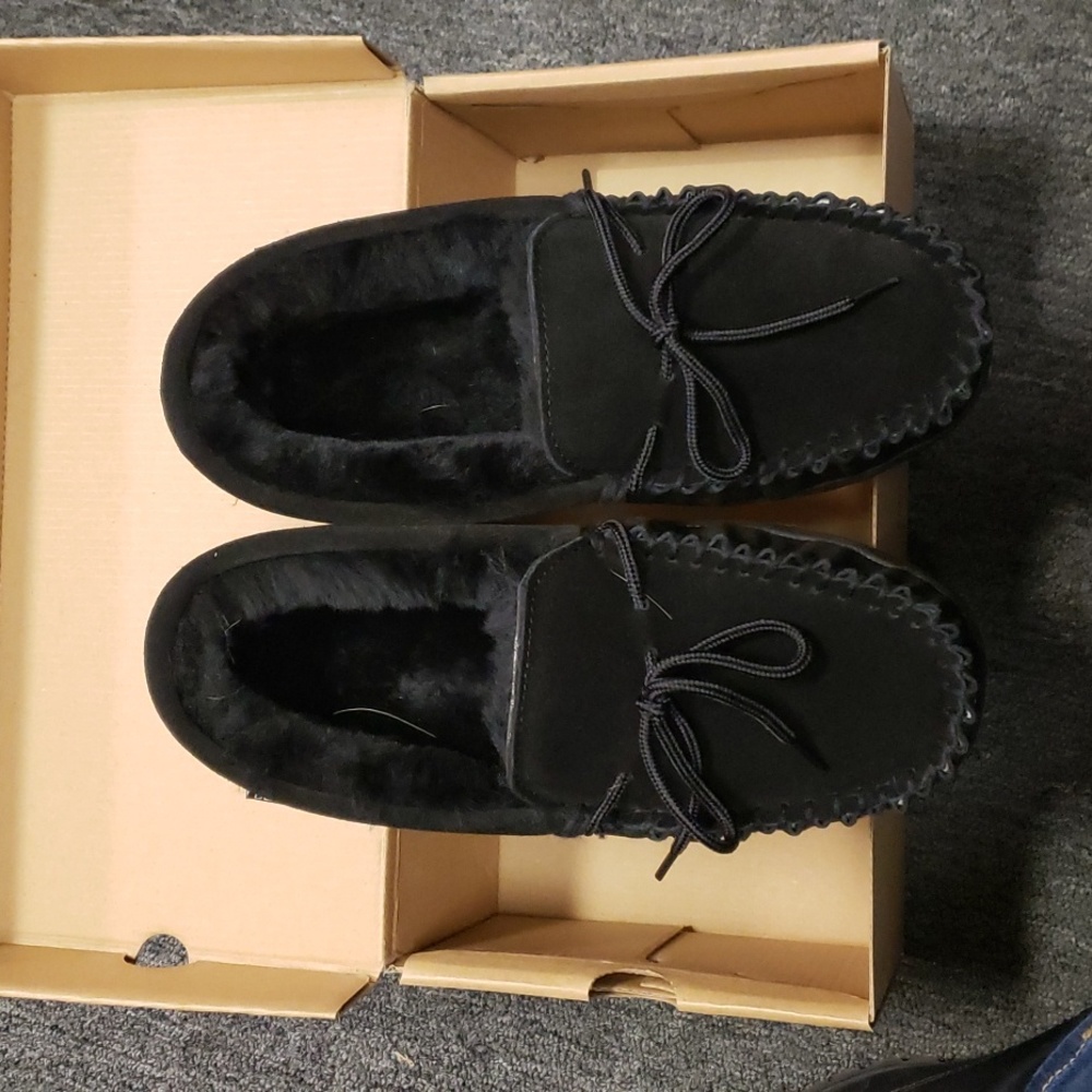 Bearpaw Moc II 1295 M black size 10 mens